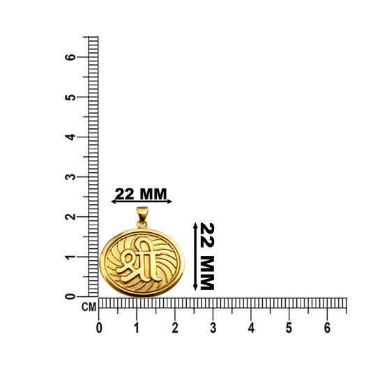 Shree  Gold Coin Pendant