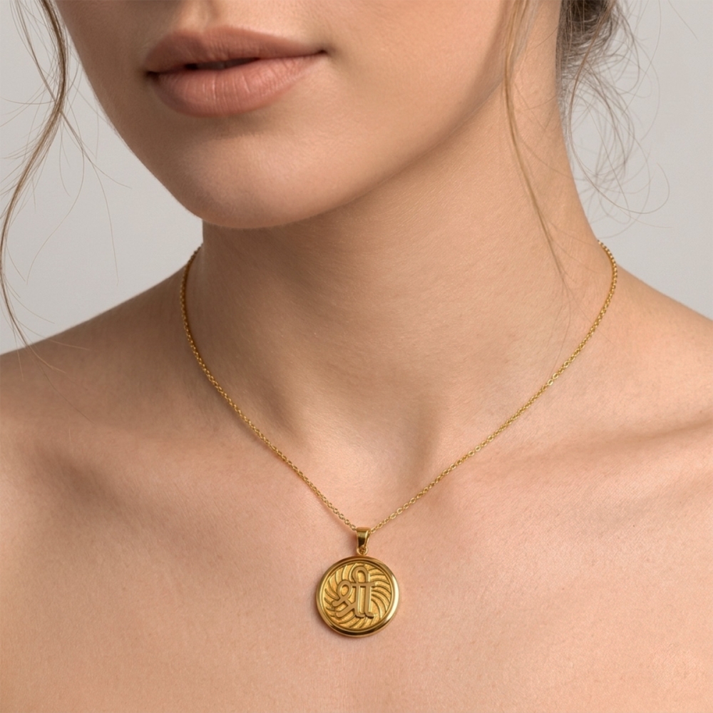 Shree  Gold Coin Pendant