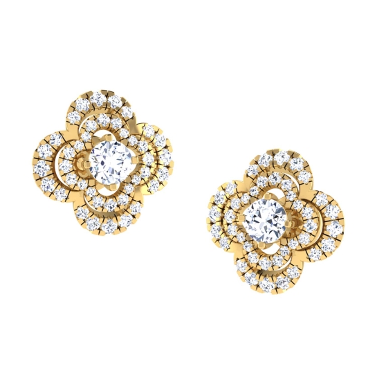 Raagavi Gold Stud Earring