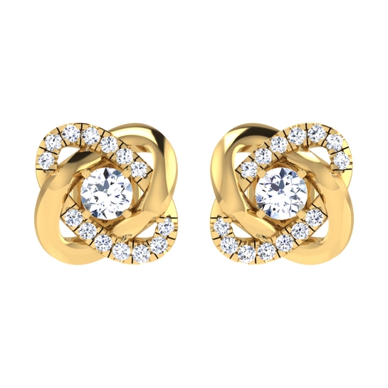 Raaki Gold Stud Earring