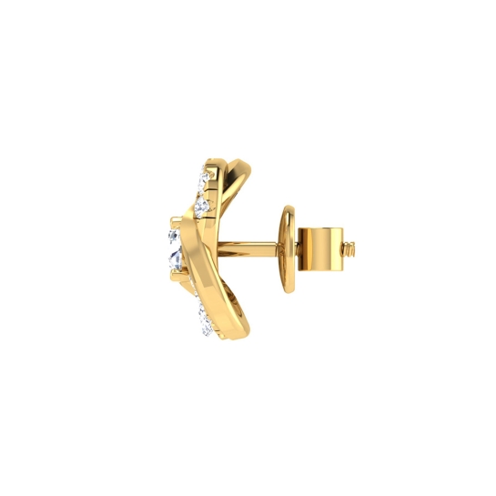 Raaki Gold Stud Earring