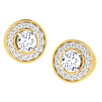 Quish Gold Stud Earring