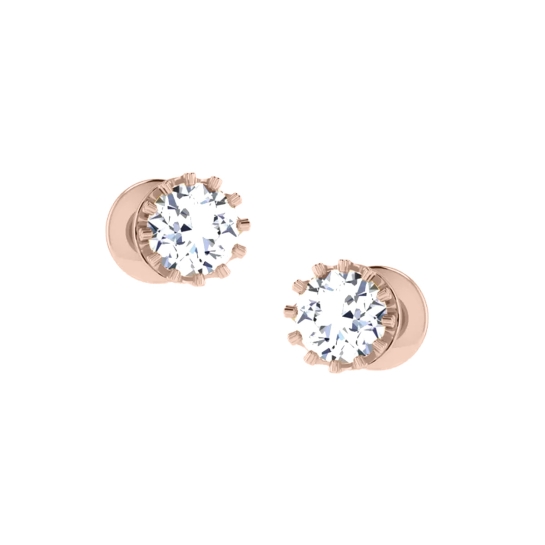 Qureshi Gold Stud Earring