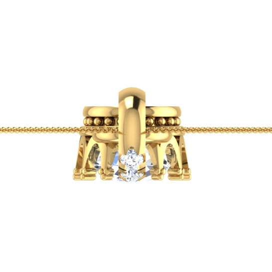 Sabhramati Gold Pendant