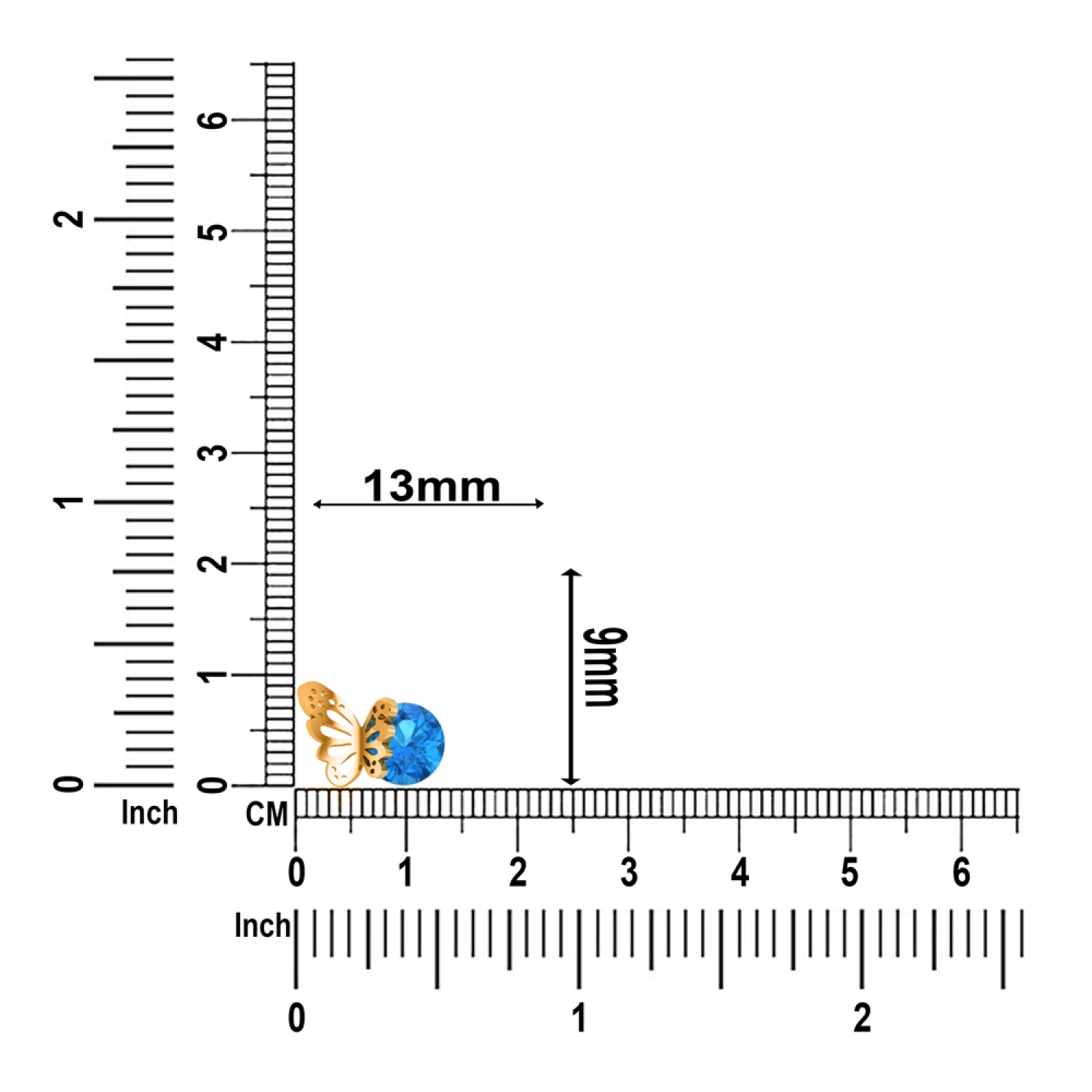 2.5 cm real size deals