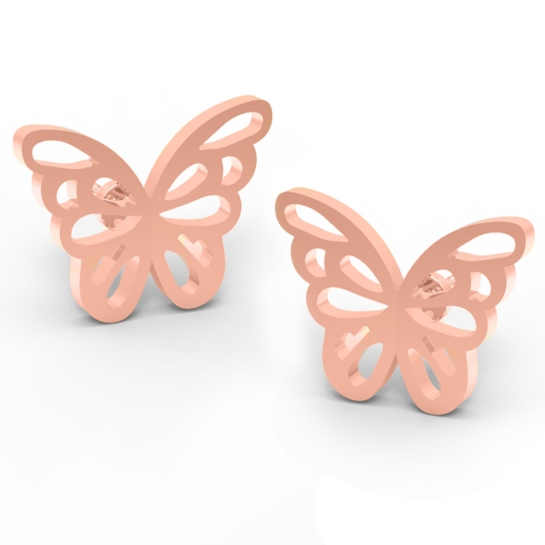 Aahaladita Gold Stud Earrings Design for daily use