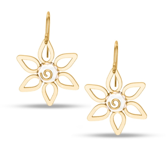 Eliana Gold Drop Earrings Design for daily use 