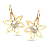 Eliana Gold Drop Earrings Design for daily use 