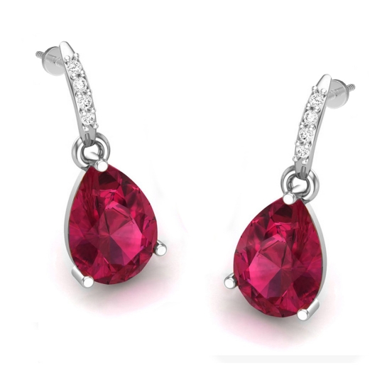 Aabha  Drop Diamond Earrings