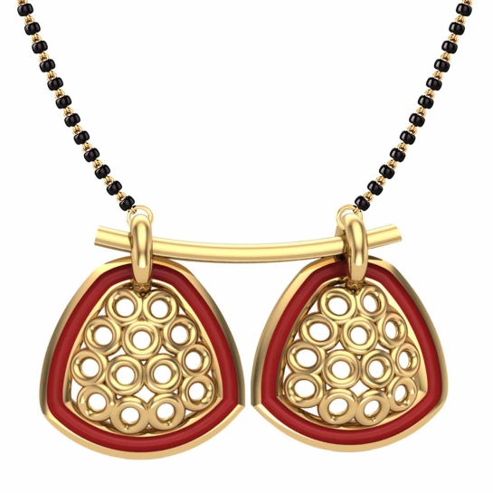 Aastha  Mangalsutra Designs in Gold