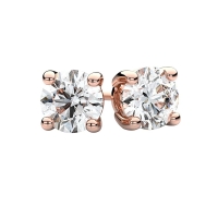 Rose Gold Stud Earrings for Women