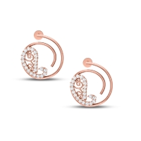 Paiseley Diamond Earrings