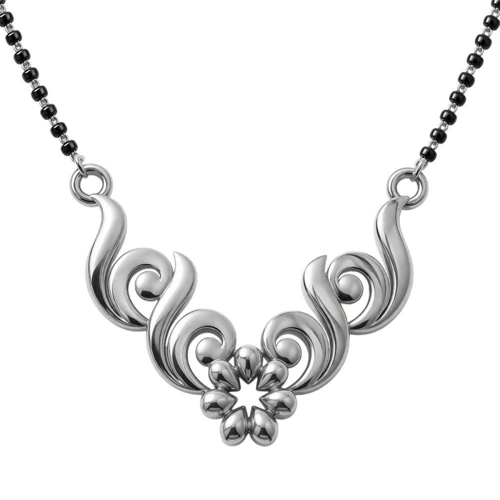 Aahana Yellow Mangalsutra Designs in Gold