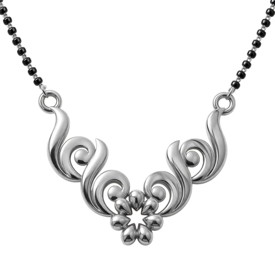 Aahana Yellow Mangalsutra Designs in Gold
