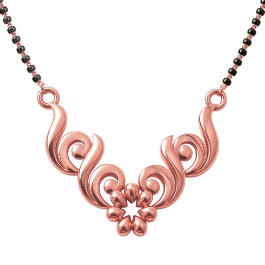 Aahana Yellow Mangalsutra Designs in Gold