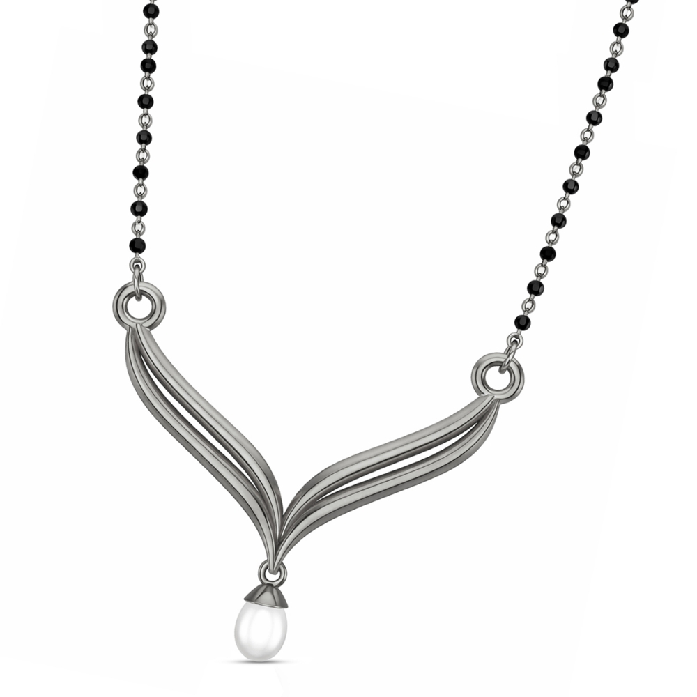 Ankita Yellow Mangalsutra Designs in Gold