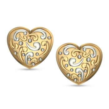 Eershita Gold Stud Earrings Design for daily use