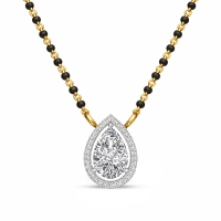 Adhyasari White Gold Mangalsutra
