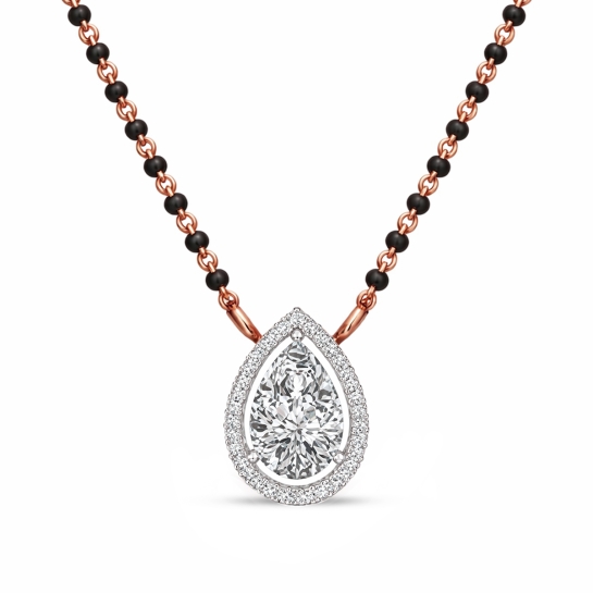 Adhyasari White Gold Mangalsutra