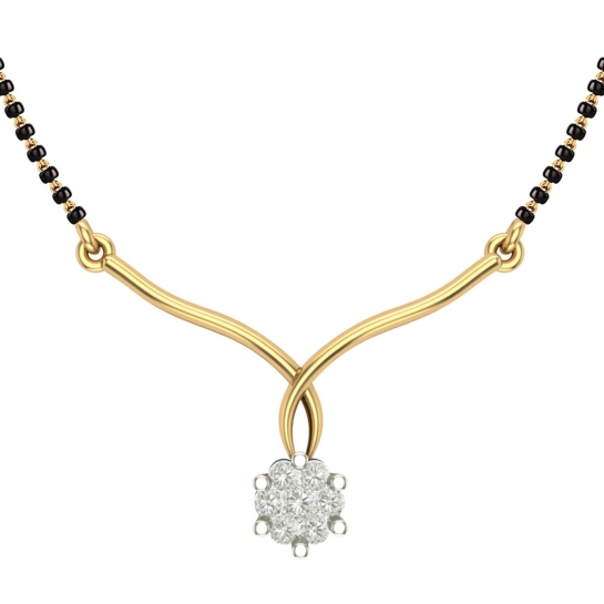 Tannu 18kt Yellow Gold Mangalsutra For Women