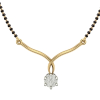 Tannu 18kt Yellow Gold Mangalsutra For Women