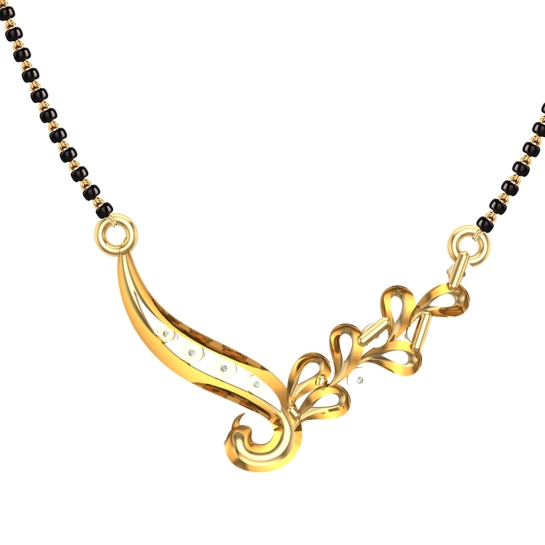 Aabha 18kt Yellow Gold Mangalsutra