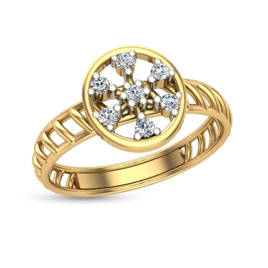 Trinity Gold and Diamond Ring