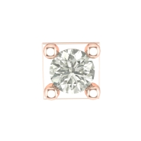 Beautiful Aaisha Rose Gold Diamond Nosepin