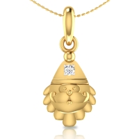 Santa Diamond Pendant