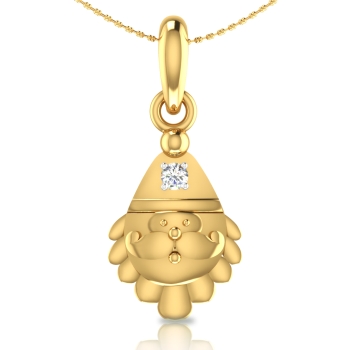 Santa Diamond Pendan…