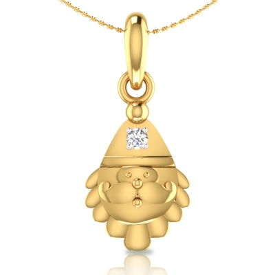 Santa Diamond Pendant