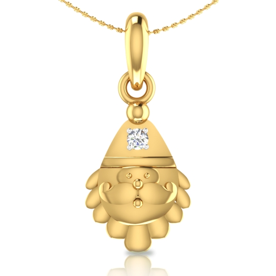 Santa Diamond Pendant