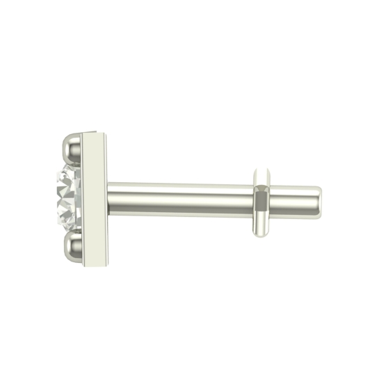 Beautiful Aakriti White Gold Diamond Nosepin