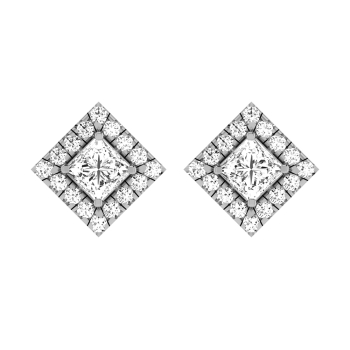 925 Silver Earrings Cubic Stud for Women and Girls