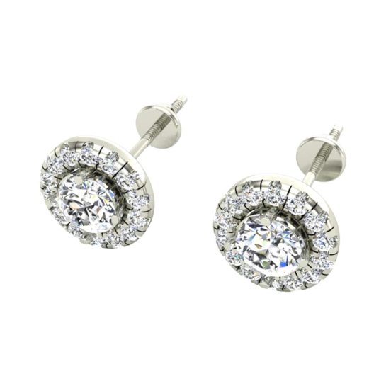 925 Silver Earrings Stud for Women and Girls