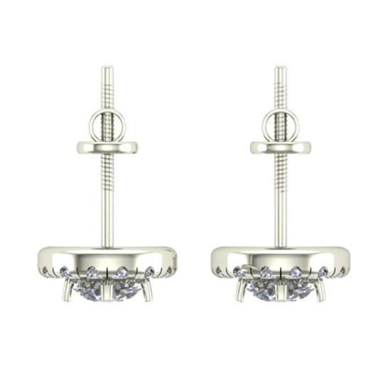 925 Silver Earrings Stud for Women and Girls