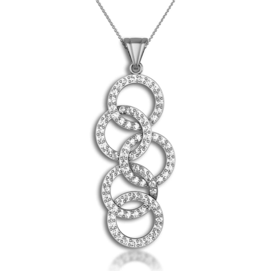 925 Sterling Silver Alice Pendant