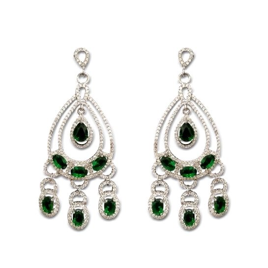 925 Sterling Silver Aahana Earrings