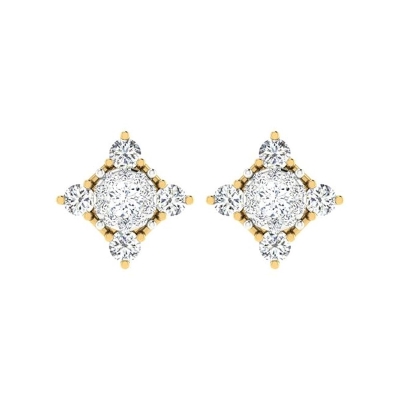 Amayra Gold Stud earring