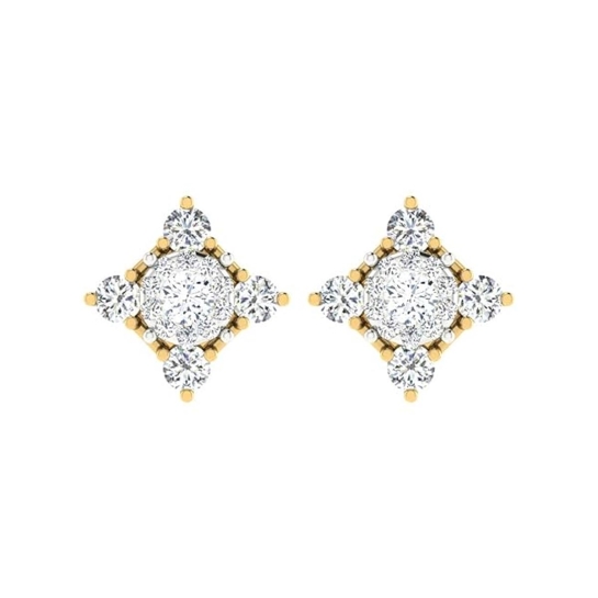 Amayra Gold Stud earring