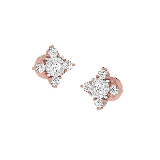 Amayra Gold Stud earring