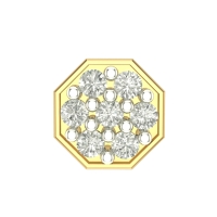 Beautiful Aapti Yellow Gold Diamond Nosepin