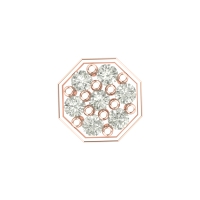 Ambey Rose Gold Diamond Nosepin