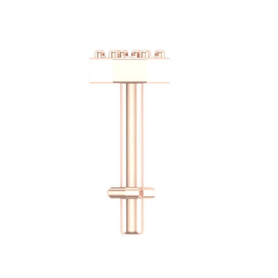 Ambey Rose Gold Diamond Nosepin