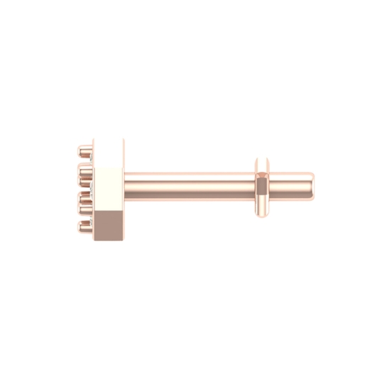 Ambey Rose Gold Diamond Nosepin