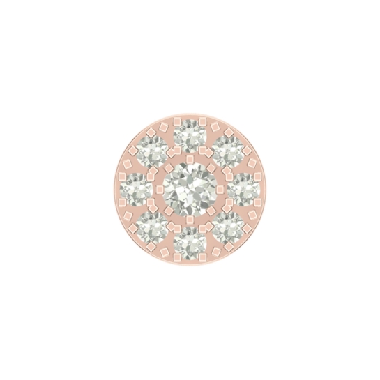 Beautiful Ayugu Rose Gold Diamond Nosepin