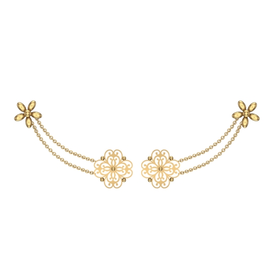 Dorita Gold Earrings Design for daily use 