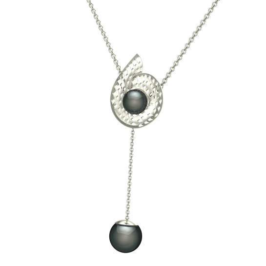 Agata Gold Tahitian Pearl Pendant Designs For Female