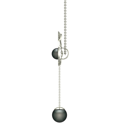 Agata Gold Tahitian Pearl Pendant Designs For Female