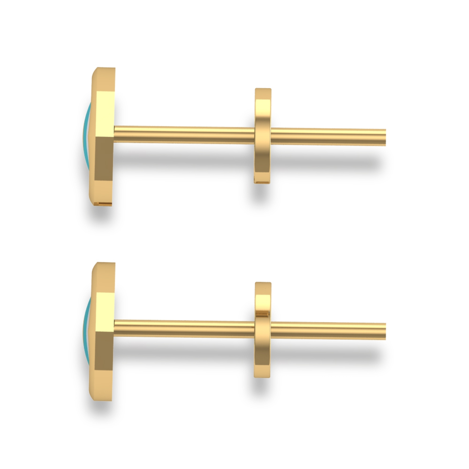 9ct Gold Plain Round Bouton Style Ball Stud Earrings / Studs / 3mm - 8mm |  eBay